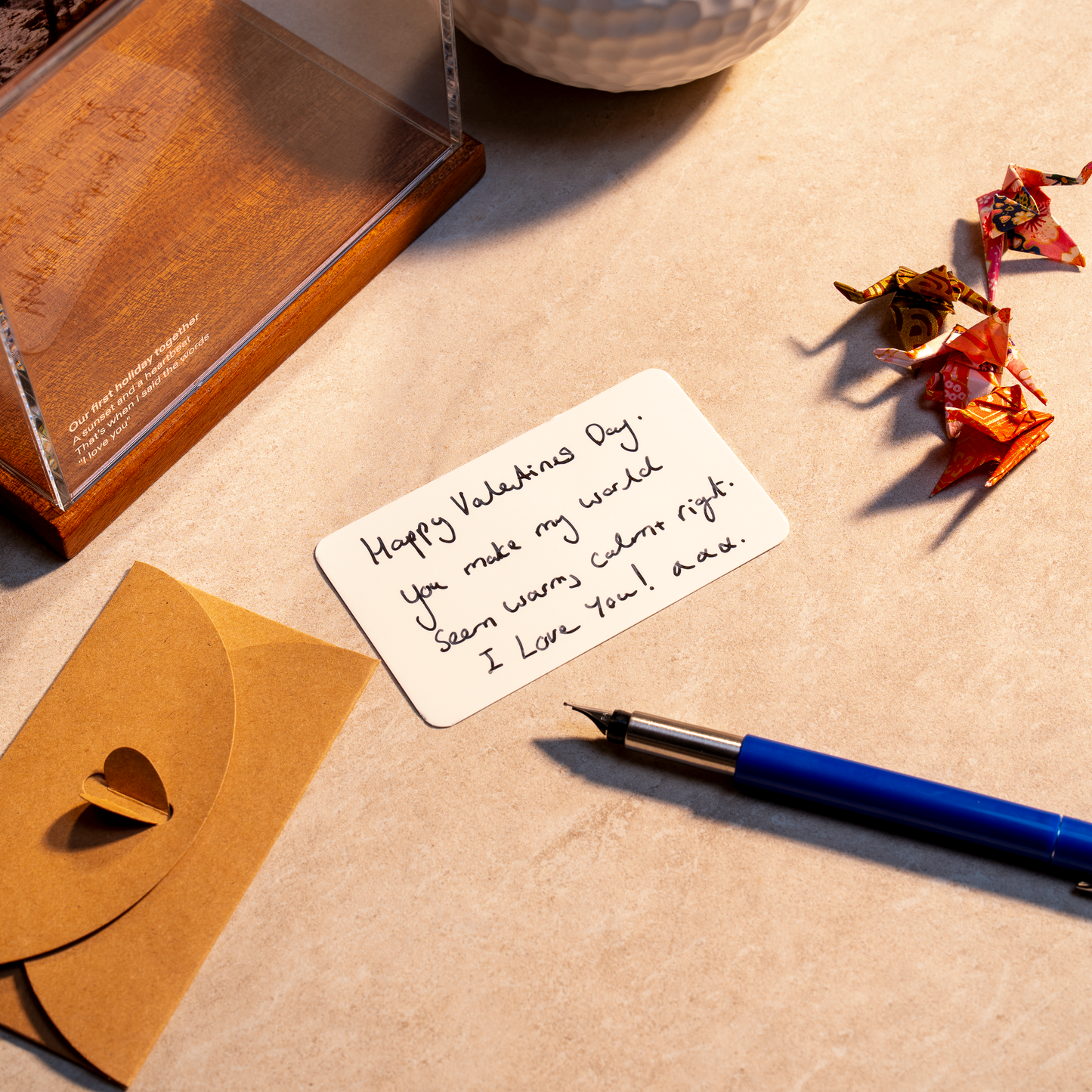 Valentine's Day Love Letter Memory Case